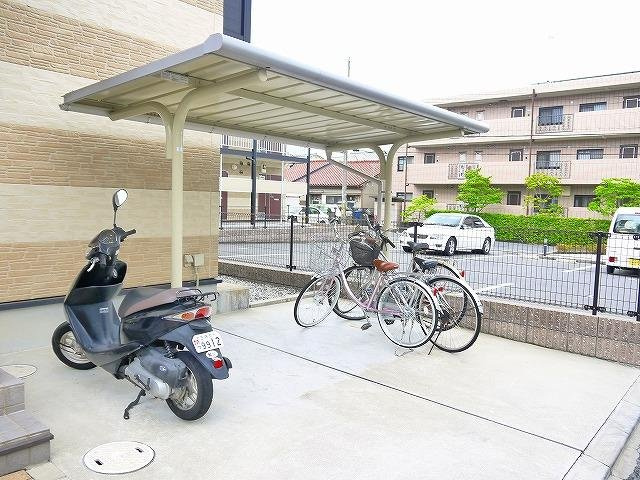 レオパレスくれーる大安寺のその他共用部分|駐輪場