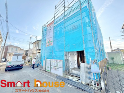 【前面道路含む現地写真】 | 相模原市緑区下九沢　新築１棟 | 全居室南向きにつき陽当たり良好！