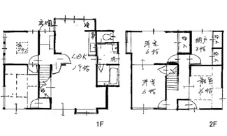 【間取り】 | 呉市焼山政畝1丁目【中古戸建】 | 19帖リビング☆5LDK☆納戸