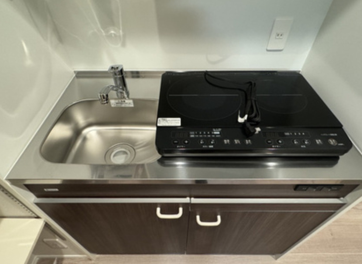 海老名市東柏ケ谷4丁目　一棟アパート　現況満室稼働中のキッチン