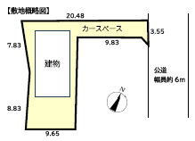 大磯町月京　中古戸建の区画図