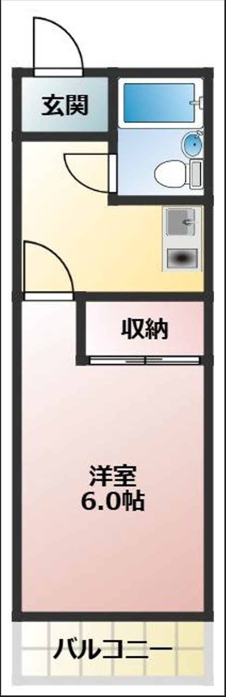 ホワイトビラハヤシの間取り