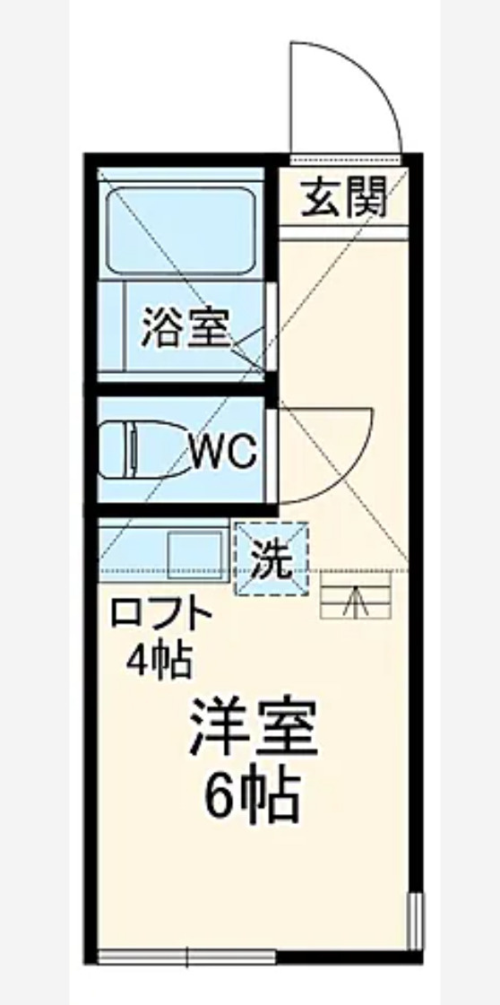 横浜市南区三春台　一棟アパート　横浜駅まで直通8分の好立地の間取り