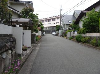 【前面道路含む現地写真】 | 川西市清和台西5丁目　建築条件付土地