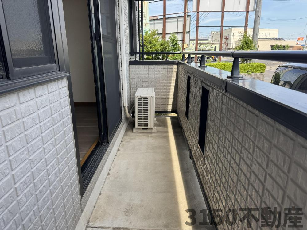 メゾンドクリークBのバルコニー