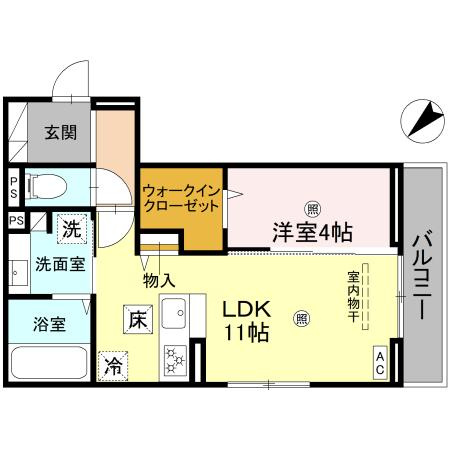 D's町坪の間取り