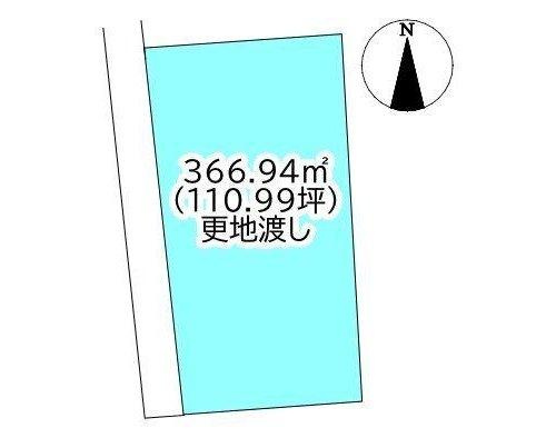 下泉町１丁目　売土地の区画図