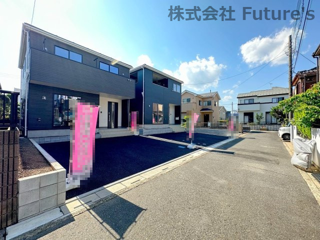 三郷市彦川戸1丁目　新築戸建　全2棟　2号棟の前面道路含む現地写真|前面道路含む現地写真です。