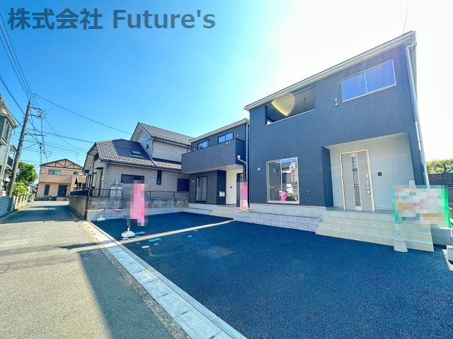 三郷市彦川戸1丁目　新築戸建　全2棟　2号棟の前面道路含む現地写真|前面道路含む現地写真です。