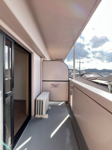 三記ぎおんのバルコニー