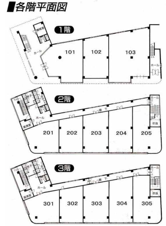 浜北中央ビルの間取り