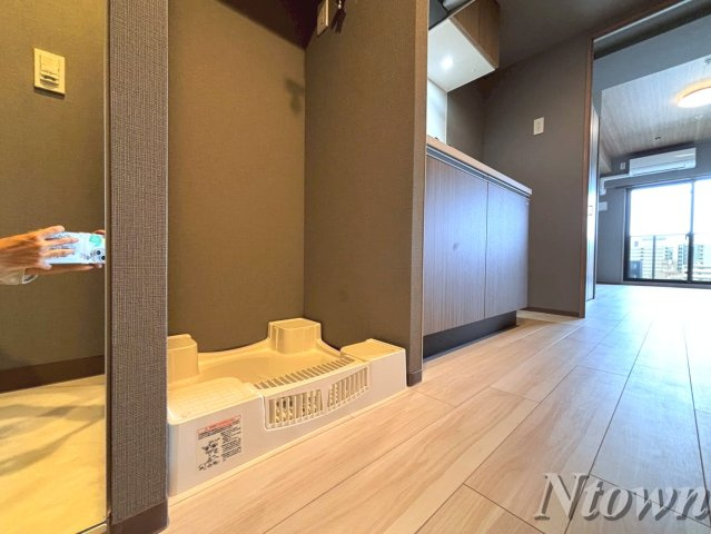 【設備】 | エステムコート名古屋新栄Ⅵ アートテラス | 洗濯機置き場です