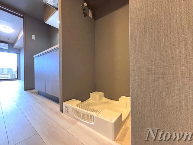 【設備】 | エステムコート名古屋新栄Ⅵ アートテラス | 洗濯機置き場です