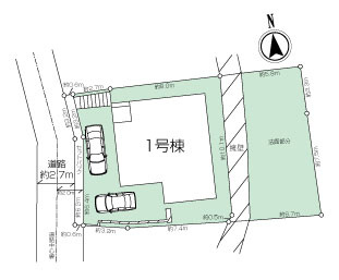 リビング天井高約２．６ｍの開放感～ベルガーデン西富２丁目の画像
