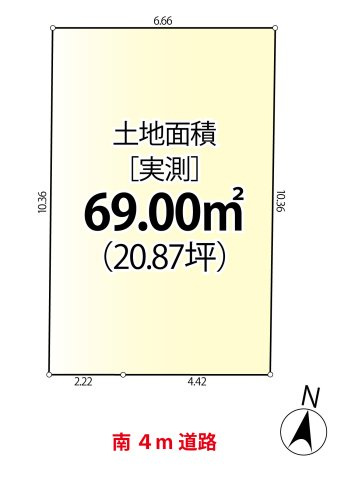 練馬区田柄4丁目　ハイグレード仕様　ZEH水準×省エネ邸宅の区画図