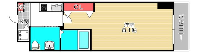 City Lux Nambaの間取り