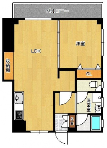 合川ハイツの間取り