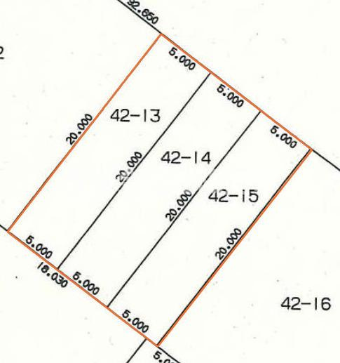 昭和南６丁目42番　釧路環状線通沿いの整形地の土地図|土地図面