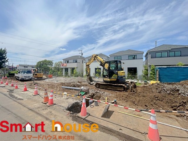 藤沢市鵠沼神明　新築3棟の前面道路含む現地写真