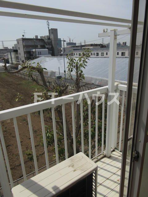 ハイツ大谷のバルコニー
