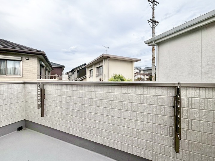 ハートフルタウン豊田市竹元町3期　全2棟　新築戸建のバルコニー