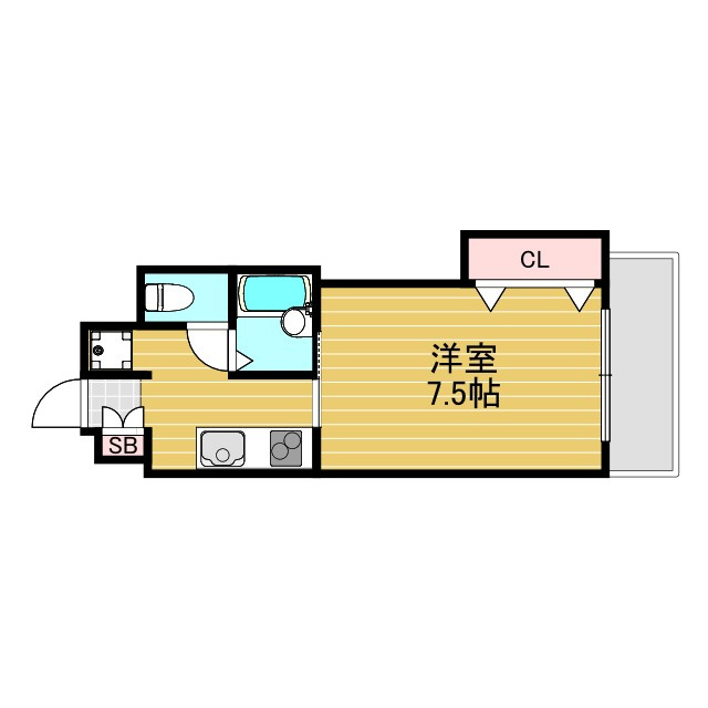 ラグーンフライト新大阪の間取り