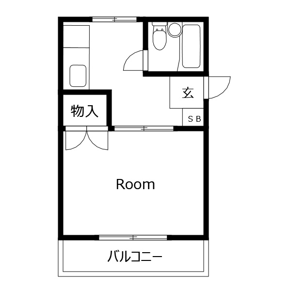 コーポ田宮の間取り