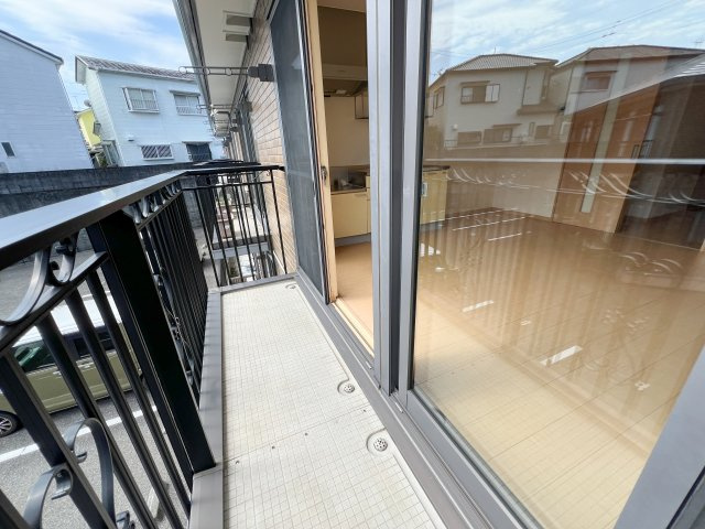 セジュール堂林 A棟のバルコニー