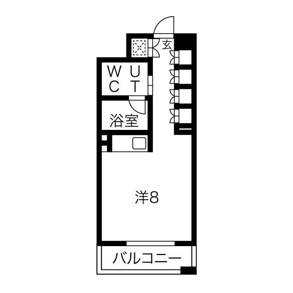 白川公園パークマンションの間取り