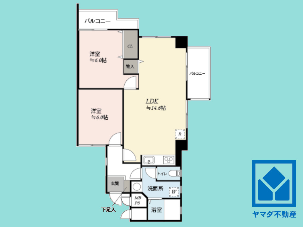 エルシティ桃山の間取り