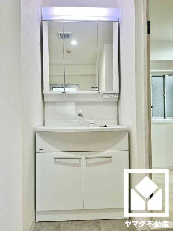 エルシティ桃山の独立洗面台