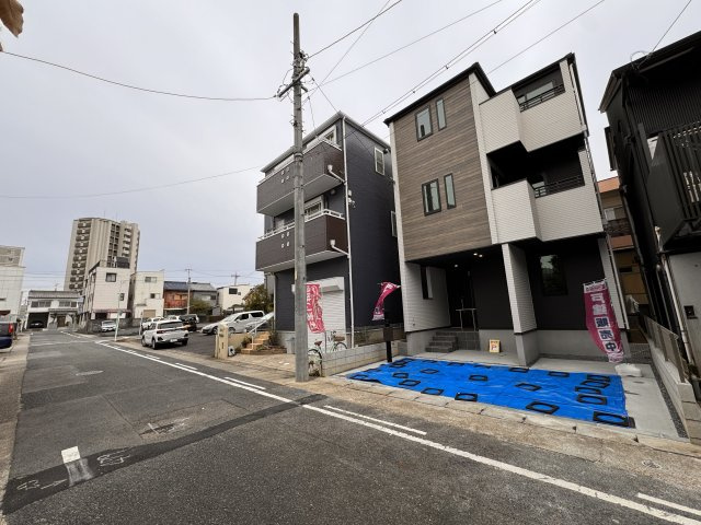 名古屋市天白区原２丁目2306　新築戸建ての前面道路含む現地写真|〈内覧予約キャンペーン実施中！〉マックスバリュde住まい相談までご連絡下さい。
