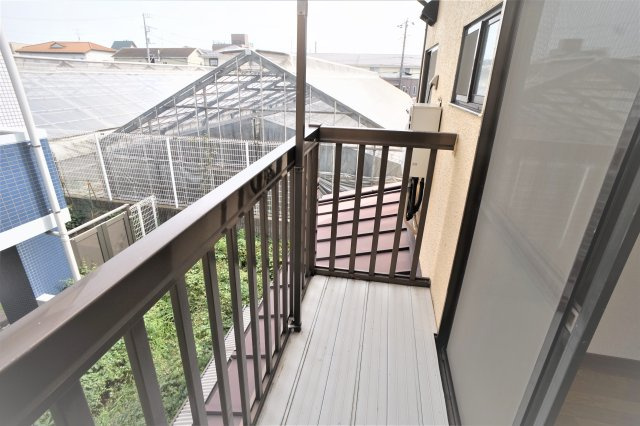 津田沼ハイツのバルコニー