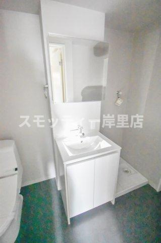 安立荘の洗面所