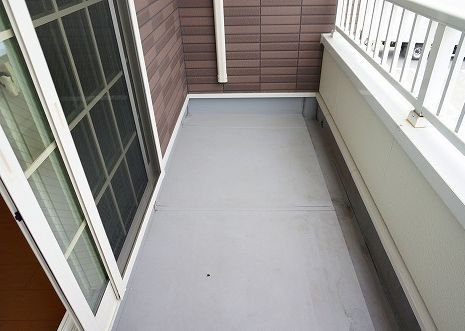 オアシス上ノ茶屋のバルコニー