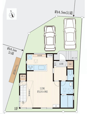 【区画図】 | 海老名市大谷北3丁目　新築戸建て　全５棟【仲介手数料無料】 | 宅地建物取引士による不動産のご説明・現地のご案内、住宅金融普及協会住宅ローンアドバイザーが住宅ローンのアドバイスから融資実行までのお手伝いをしっかりサポートします♪