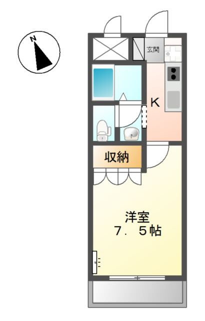 シャルマン・中島の間取り