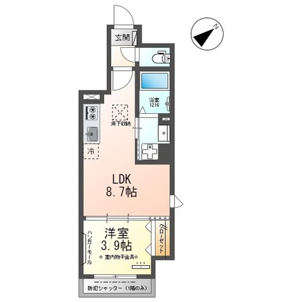 ピーニャ市川の間取り