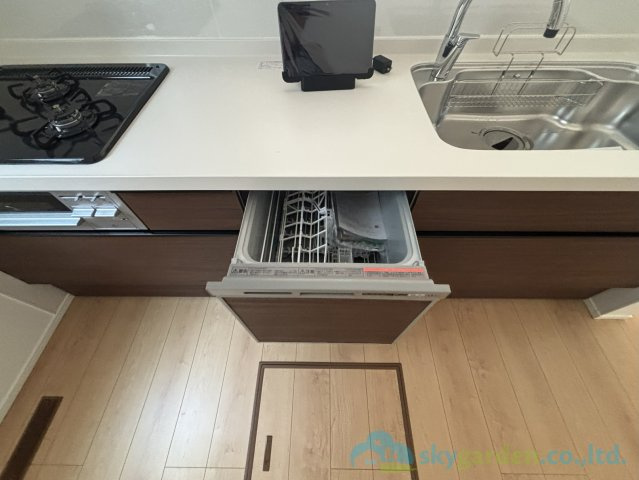 秦野市今泉24-1期　新築戸建　全2棟1号棟のキッチン