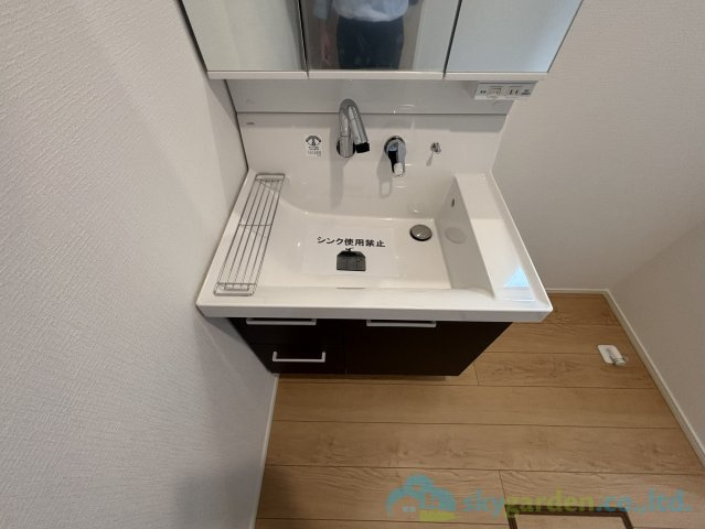 秦野市今泉24-1期　新築戸建　全2棟1号棟の独立洗面台