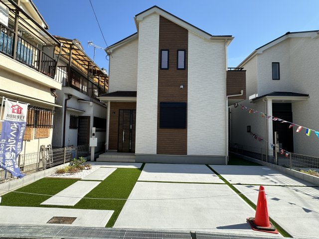 明石市魚住町中尾　新築戸建A号棟の外観