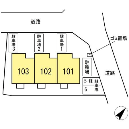 ルミウスの区画図