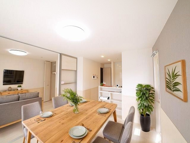 四季の風の居間・リビング|CGで家具等を配置したもので家具等は含まれません