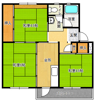 【間取り】 | 有野団地 | 有野団地（GoodHome）