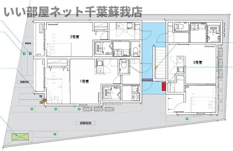 robot home 港町(ロボットホームミナトチョウ)の区画図