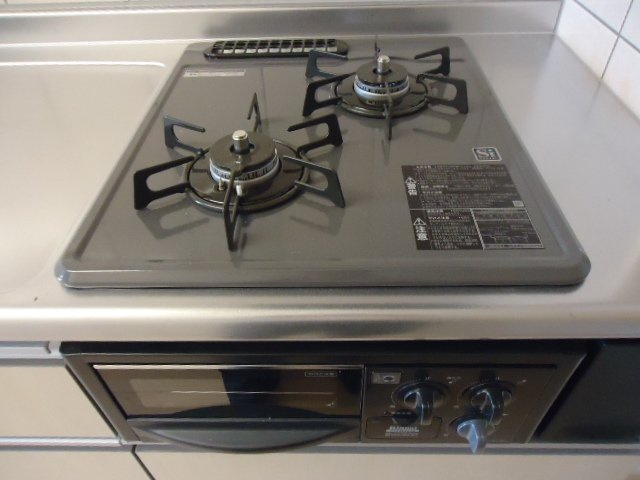 サンステイトゆめみ野のキッチン|グリル付２口ガスコンロ
