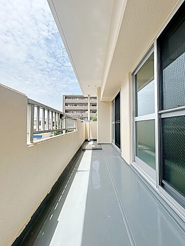 名古屋市千種区今池南の賃貸マンションのバルコニー|南面バルコニー