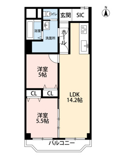 【間取り】 | メガロコープ茨木Ⅱ