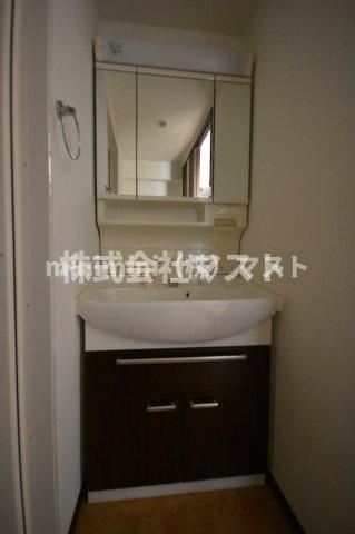 フレンシアノイエ難波南（旧グランシス難波南）の洗面所