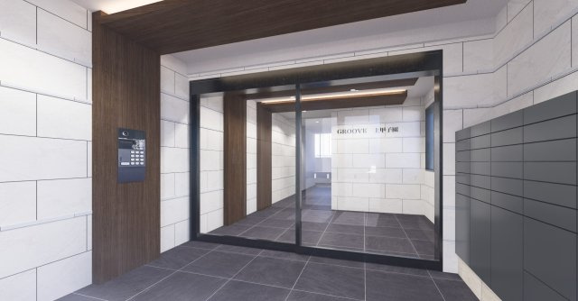 ＧＲＯＯＶＥ上甲子園レジデンスのエントランス